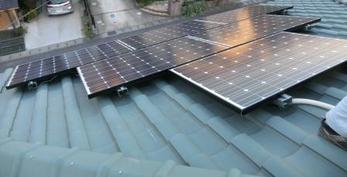 長州産業3.225Kwの太陽光発電システムを設置しました。